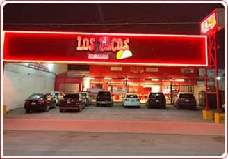 Fachada de Los Tacos Parrillada sucursal Concordia en Apodaca